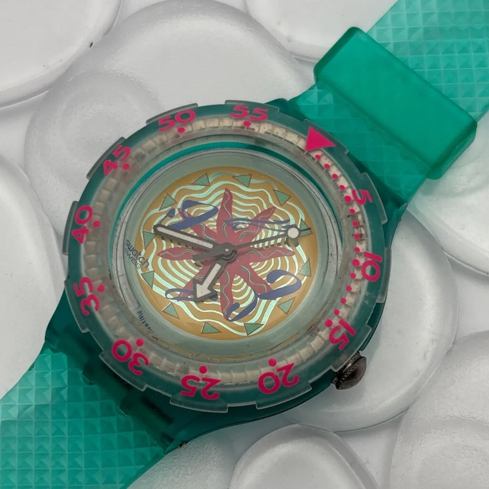 Swatch Watch - SDN108 -  Sea Floor